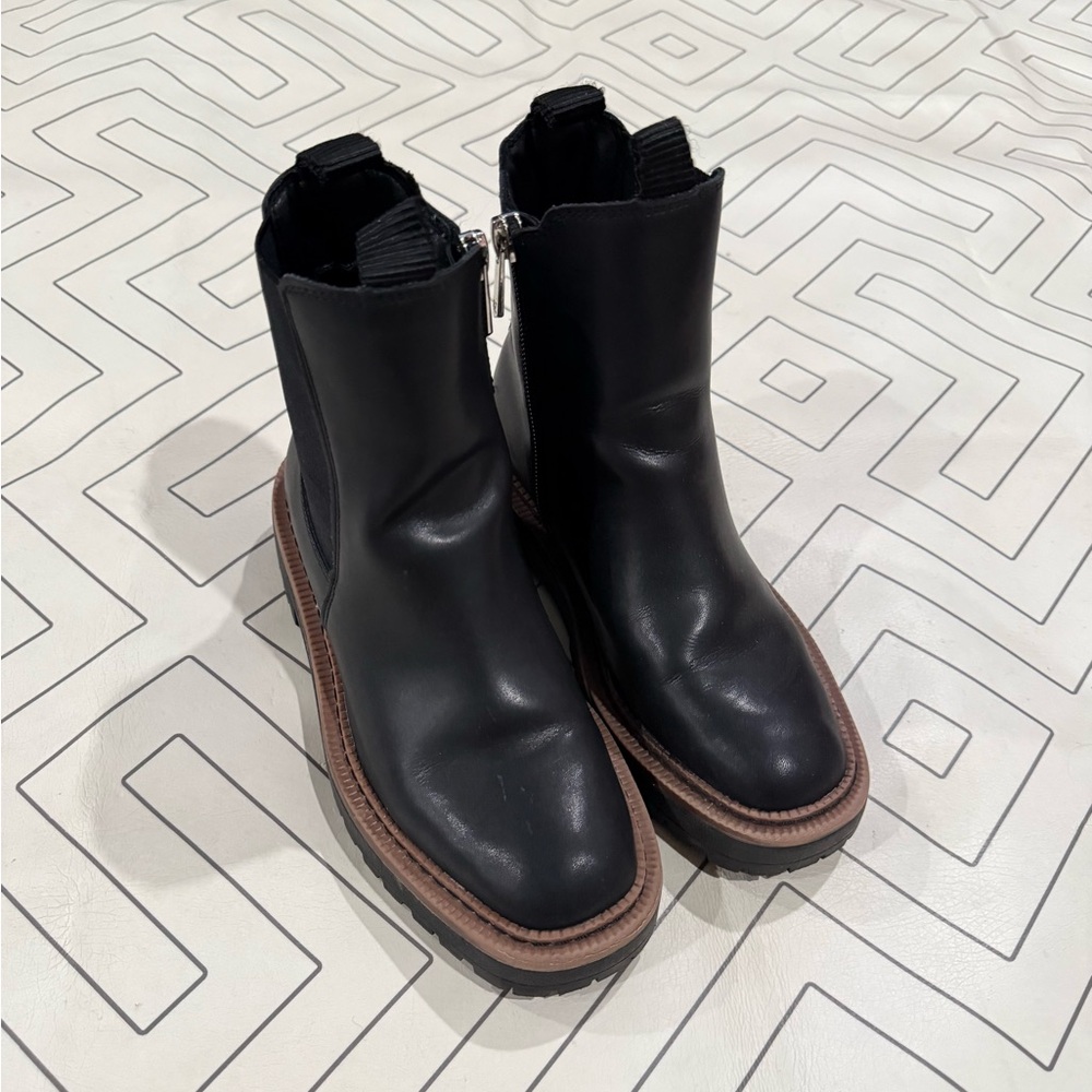 Sam Edelman Black Laguna Mini Boots